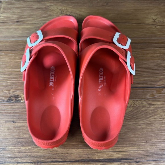 Birkenstock Arizona Essentials Red EVA Sandals EU Size 40 Women's 9 Slides Shoes - Picture 5 of 10